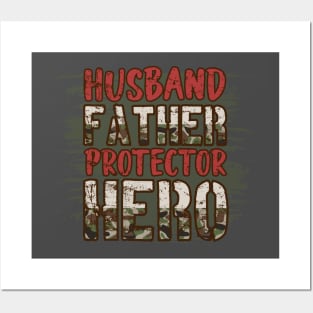 Husband, Father Protector Posters and Art